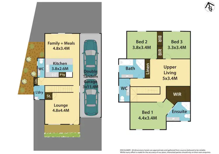 Floorplan of Homely townhouse listing, 6/7 Highfield Road, Quakers Hill NSW 2763