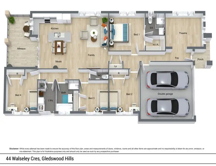 Floorplan of Homely house listing, 44 Walseley Crescent, Gledswood Hills NSW 2557