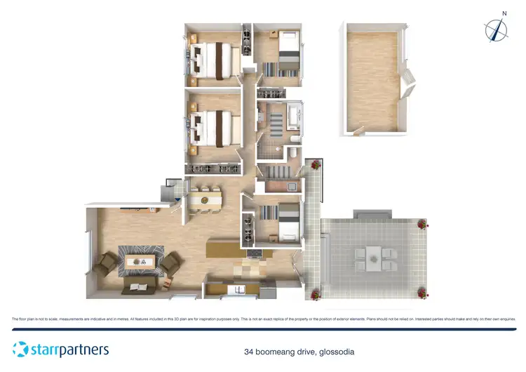 Floorplan of Homely house listing, 34 Boomerang Drive, Glossodia NSW 2756