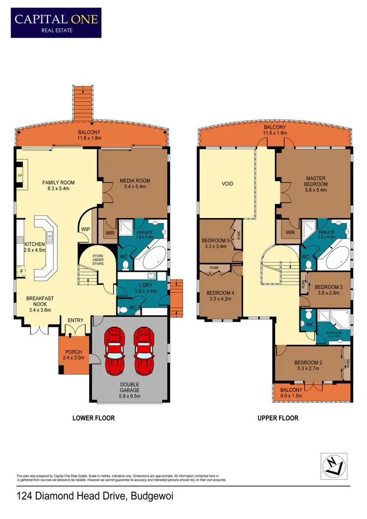 Floorplan of Homely house listing, 124 Diamond Head Drive, Budgewoi NSW 2262