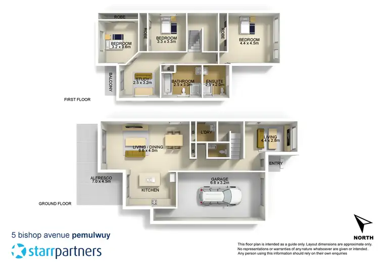 Floorplan of Homely house listing, 5 Bishop Avenue, Pemulwuy NSW 2145