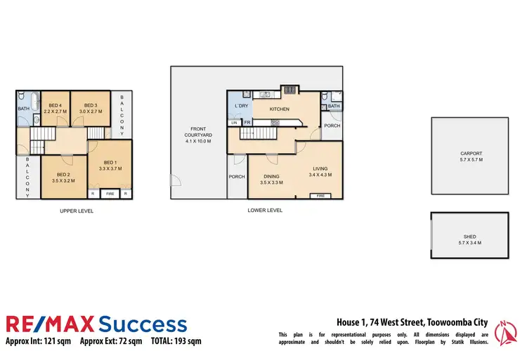Floorplan of Homely house listing, House 1, 74 West Street, Toowoomba City QLD 4350