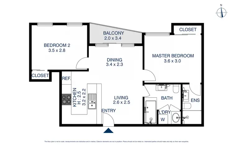 Floorplan of Homely unit listing, 13/20-22 Clifton Street, Blacktown NSW 2148