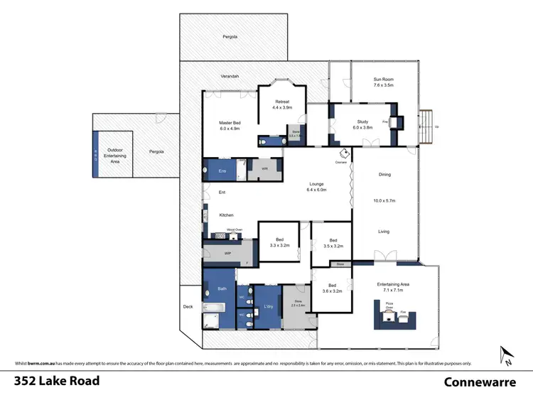 Floorplan of Homely rural property listing, 352 Lake Road, Connewarre VIC 3227