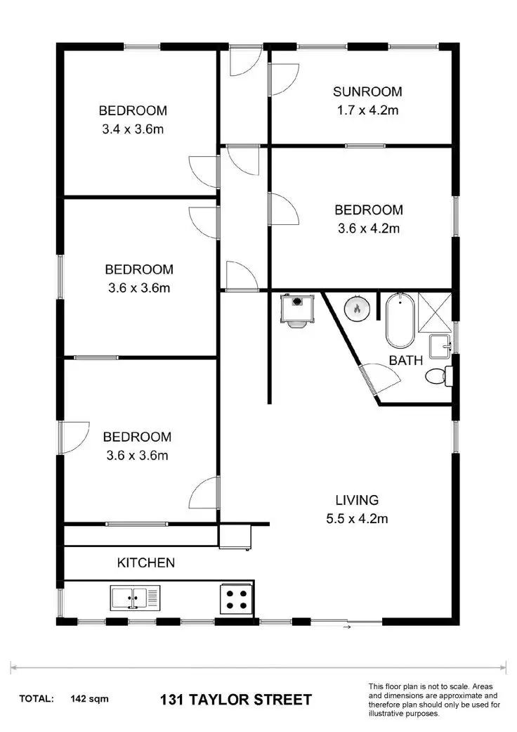 Floorplan of Homely house listing, 131 Taylor Street, Armidale NSW 2350