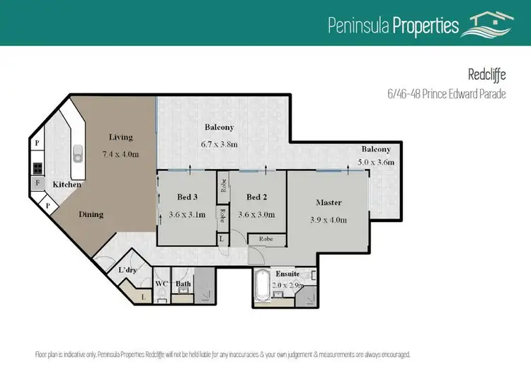 Floorplan of Homely house listing, 6/46-48 Prince Edward Parade, Redcliffe QLD 4020