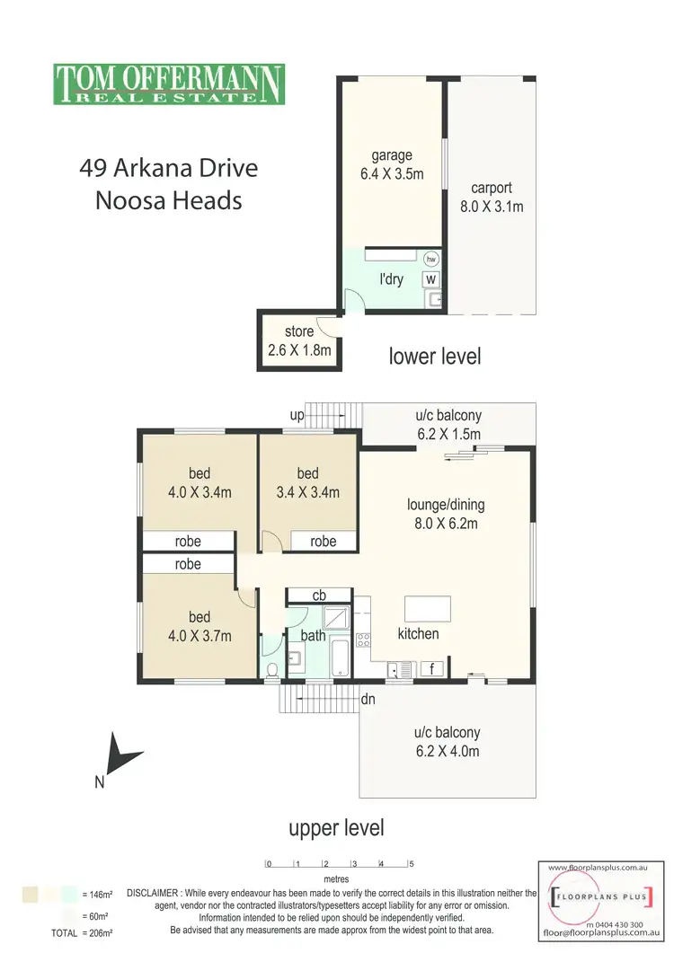 Floorplan of Homely house listing, 49 Arkana Drive, Noosa Heads QLD 4567