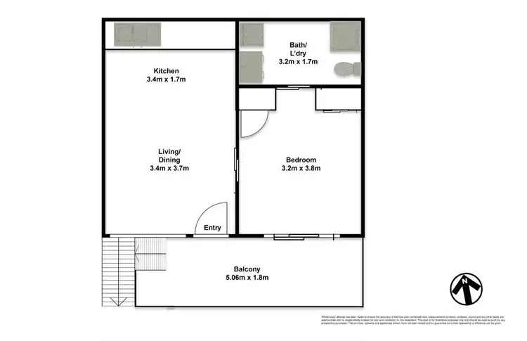 Floorplan of Homely unit listing, 43/348 Stafford Road, Stafford QLD 4053