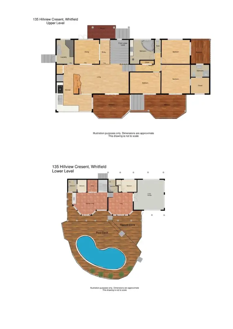 Floorplan of Homely house listing, 135 Hillview Crescent, Whitfield QLD 4870