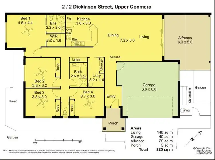 Floorplan of Homely semi-detached listing, 2/2 Dickinson Street, Upper Coomera QLD 4209