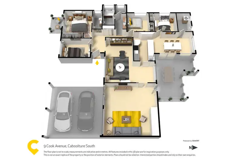 Floorplan of Homely house listing, 9 Cook Avenue, Caboolture South QLD 4510