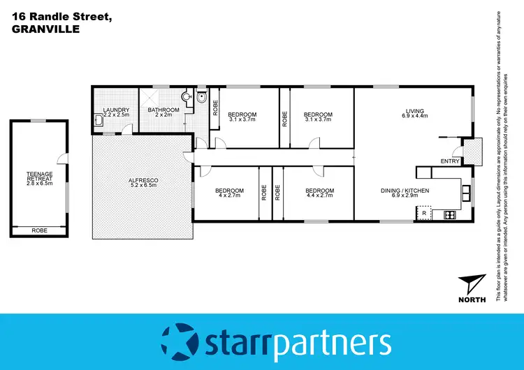 Floorplan of Homely house listing, 16 Randle Street, Granville NSW 2142