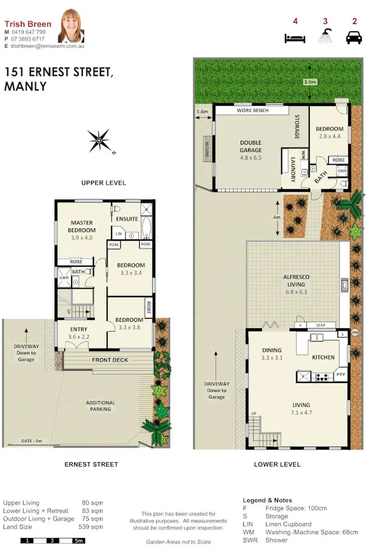 Floorplan of Homely house listing, 151 Ernest St, Manly QLD 4179