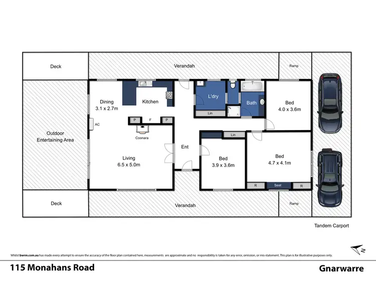 Floorplan of Homely rural property listing, 115 Monahans Road, Gnarwarre VIC 3221