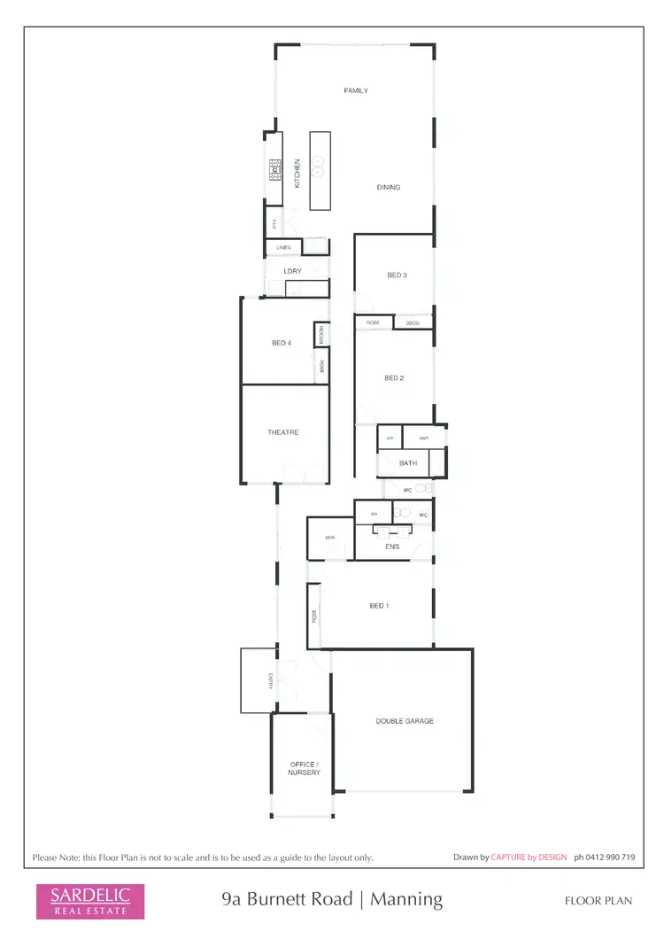Floorplan of Homely house listing, 9a Burnett Road, Manning WA 6152