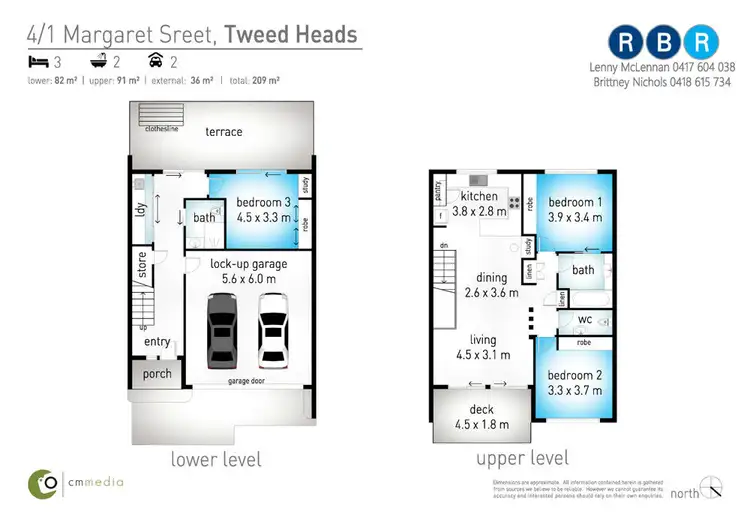 Floorplan of Homely townhouse listing, 4/1 Margaret Street, Tweed Heads NSW 2485