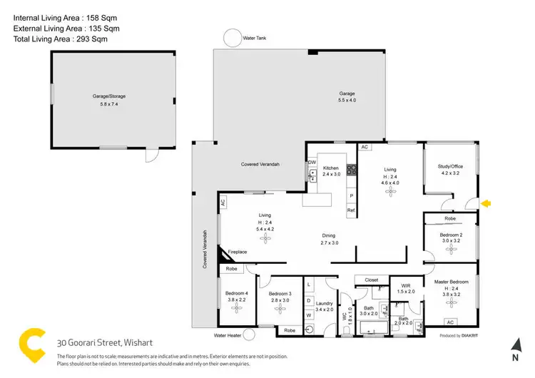 Floorplan of Homely house listing, 30 Goorari Street, Eight Mile Plains QLD 4113