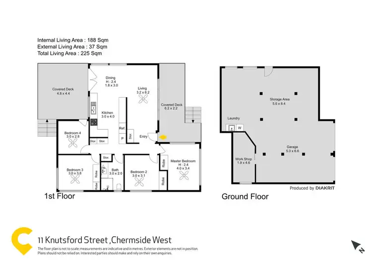 Floorplan of Homely house listing, 11 Knutsford Street, Chermside West QLD 4032
