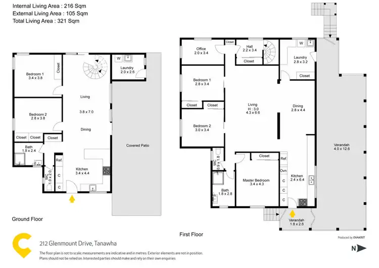 Floorplan of Homely house listing, 212 Glenmount Road, Tanawha QLD 4556
