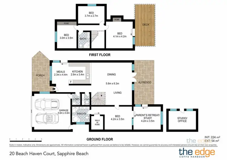 Floorplan of Homely house listing, 20 Beach Haven Court, Sapphire Beach NSW 2450