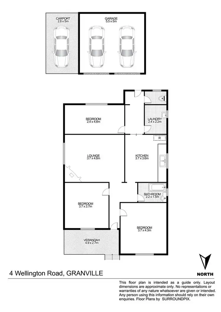 Floorplan of Homely house listing, 4 Wellington Rd, Granville NSW 2142
