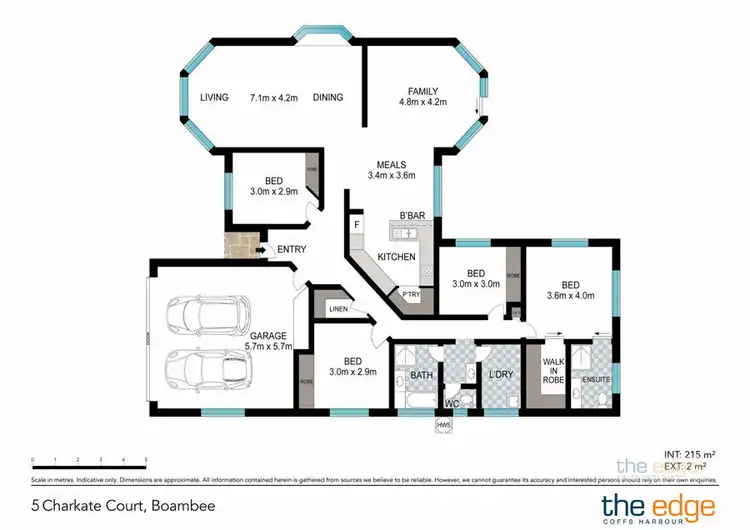 Floorplan of Homely house listing, 5 Charkate Close, Boambee East NSW 2452