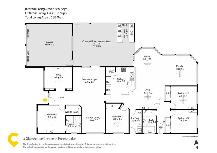 Floorplan of Homely house listing, 4 Glasshouse Crescent, Forest Lake QLD 4078