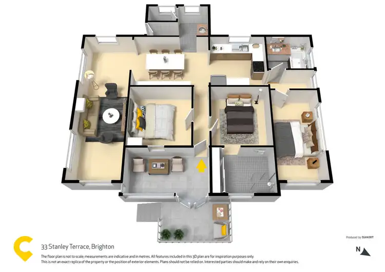 Floorplan of Homely house listing, 33 Stanley Terrace, Brighton QLD 4017