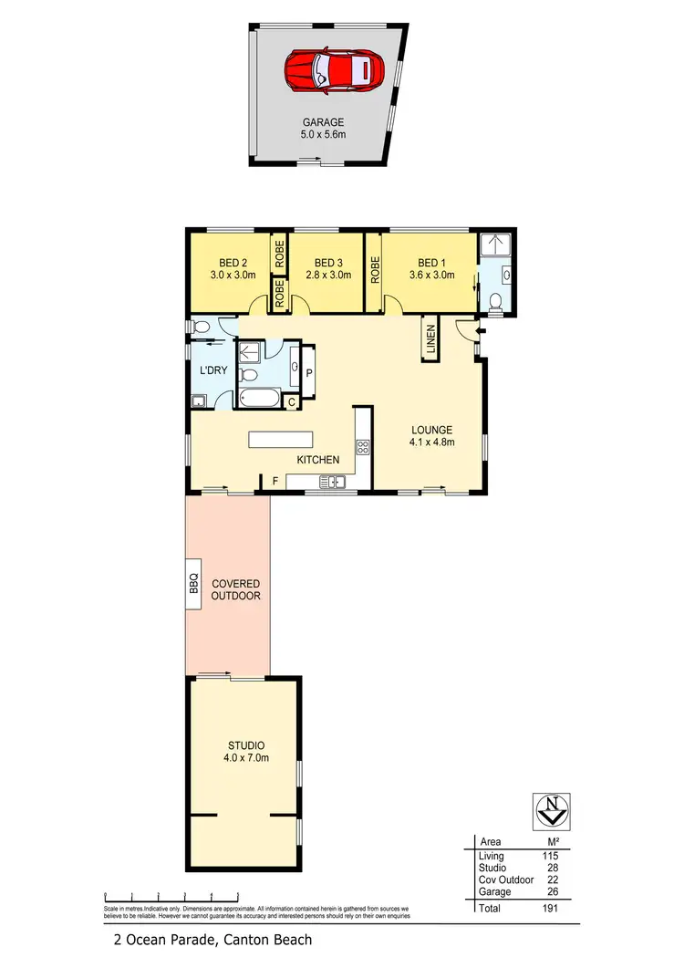 Floorplan of Homely house listing, 2 Ocean Parade, Noraville NSW 2263