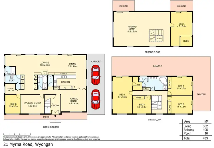Floorplan of Homely house listing, 21 Myrna Road, Wyongah NSW 2259