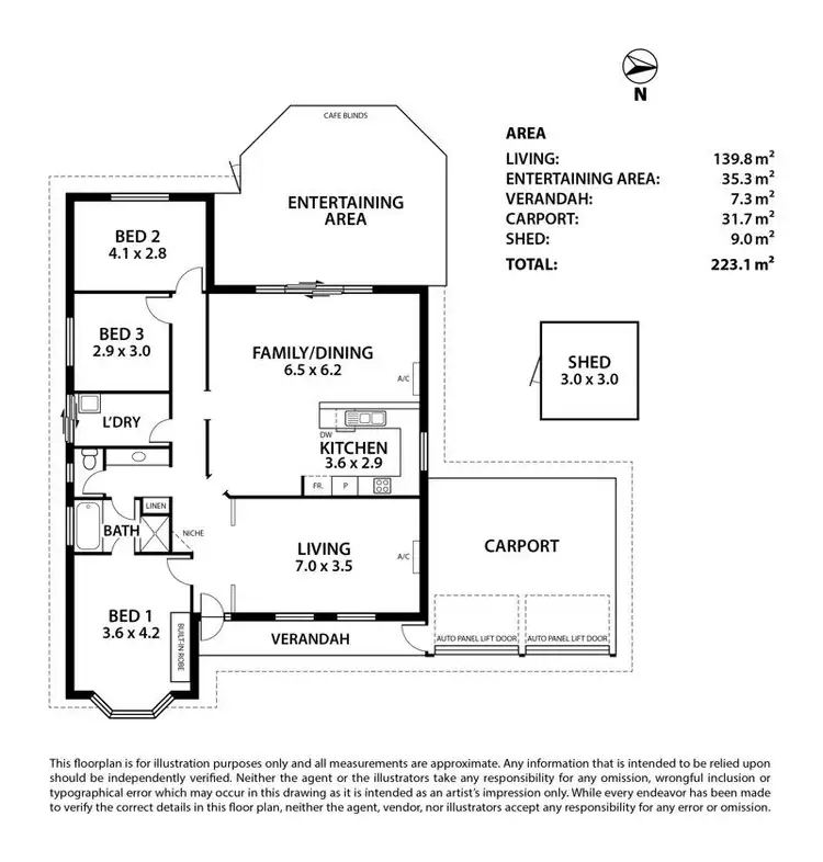 Floorplan of Homely house listing, 17 Megan Circuit, Nairne SA 5252