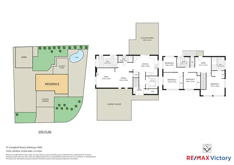 Floorplan of Homely house listing, 21 Campbell Street, Kallangur QLD 4503
