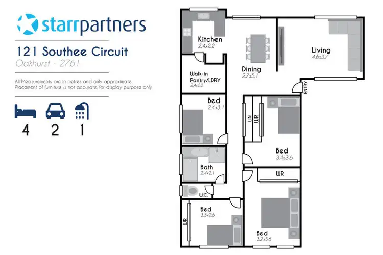 Floorplan of Homely house listing, 121 Southee Circuit, Oakhurst NSW 2761