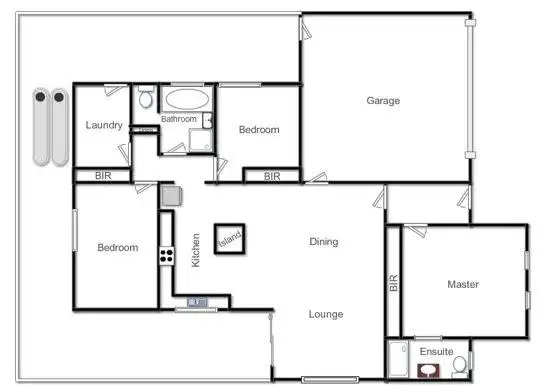 Floorplan of Homely house listing, 18 Nicholls Drive, Yass NSW 2582