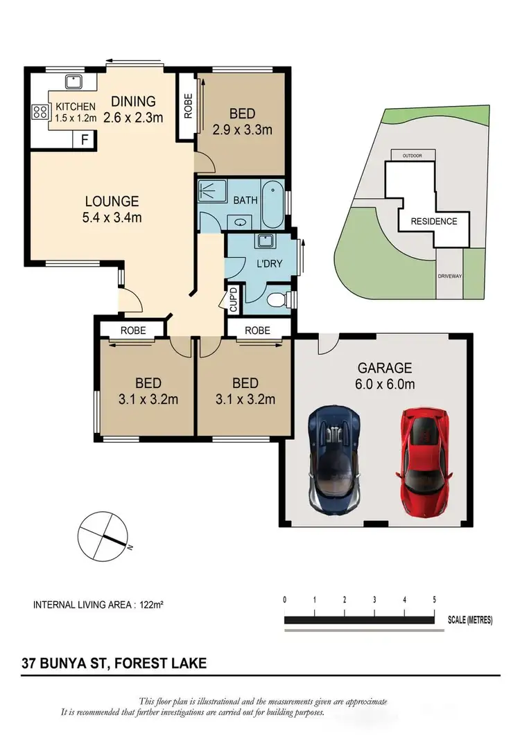 Floorplan of Homely house listing, 37 Bunya St, Forest Lake QLD 4078