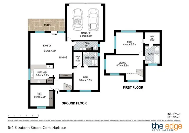Floorplan of Homely townhouse listing, 5/4-8 Elizabeth Street, Coffs Harbour NSW 2450