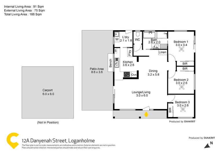 Floorplan of Homely house listing, 12a Danyenah Street, Loganholme QLD 4129