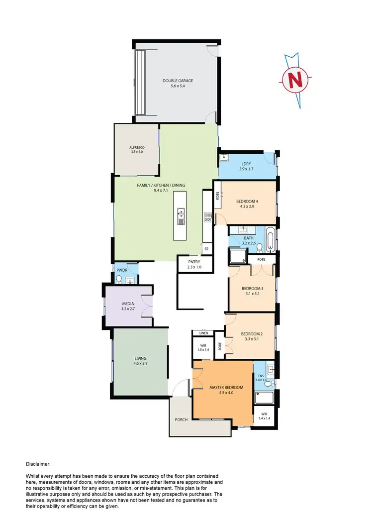 Floorplan of Homely house listing, 5 Mosaic Avenue, The Ponds NSW 2769