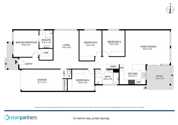 Floorplan of Homely house listing, 15 Marine Way, Jordan Springs NSW 2747