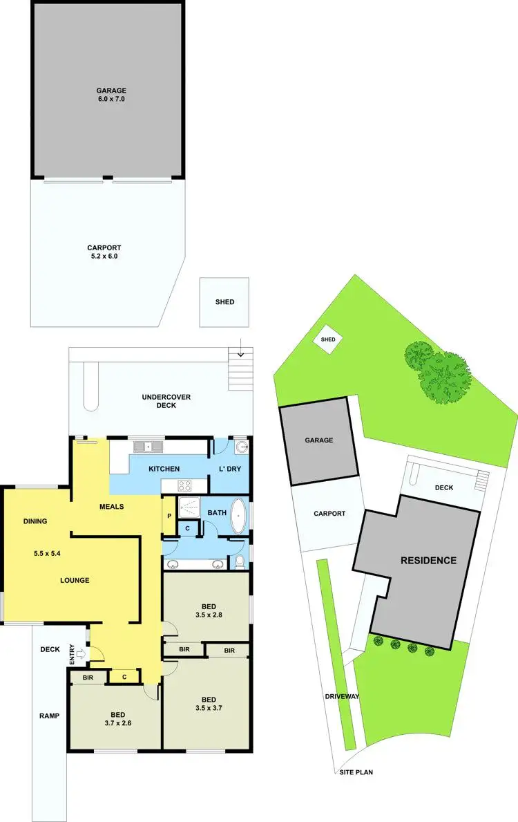 Floorplan of Homely house listing, 7 Avoca Close, Hampton Park VIC 3976