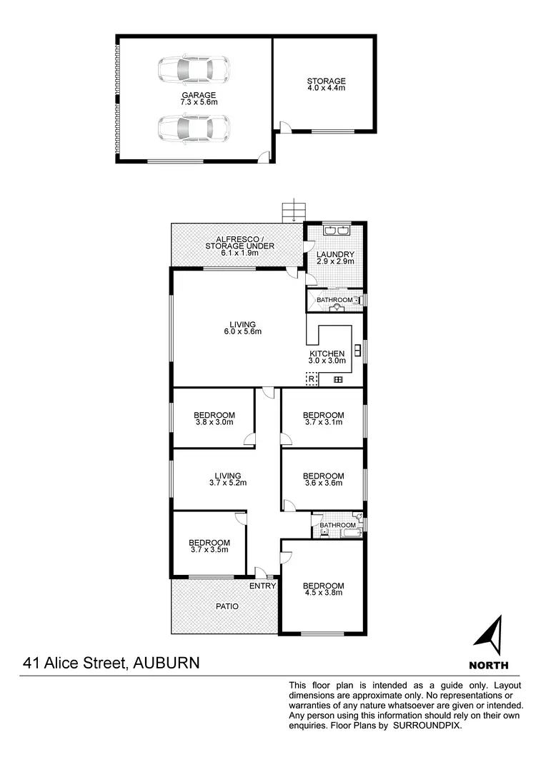 Floorplan of Homely house listing, 41 Alice Street, Auburn NSW 2144