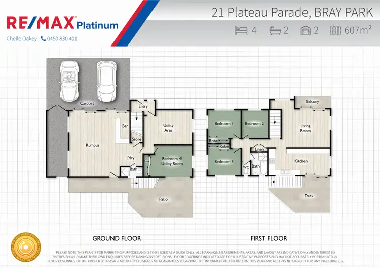 Floorplan of Homely house listing, 21 Plateau Parade, Bray Park QLD 4500