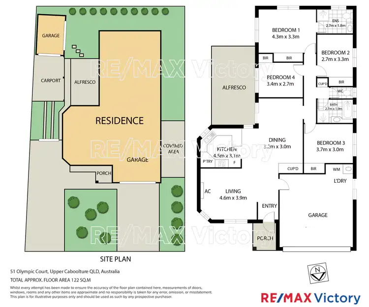 Floorplan of Homely house listing, 51 Olympic Ct, Upper Caboolture QLD 4510