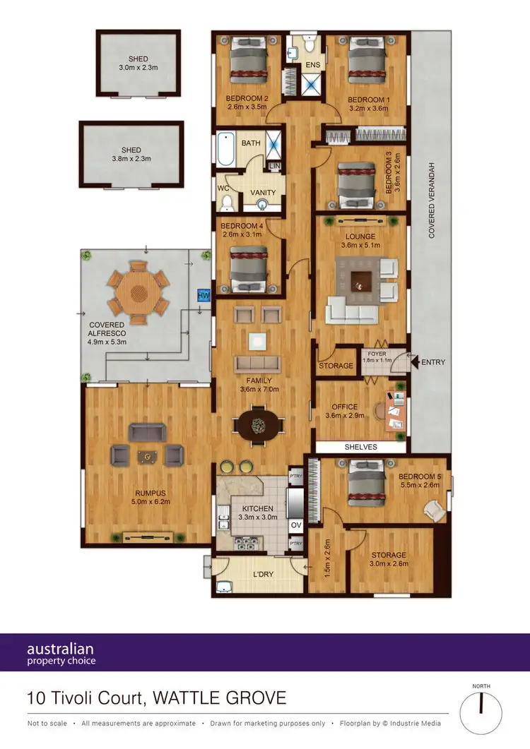 Floorplan of Homely house listing, 10 Tivoli Court, Wattle Grove NSW 2173