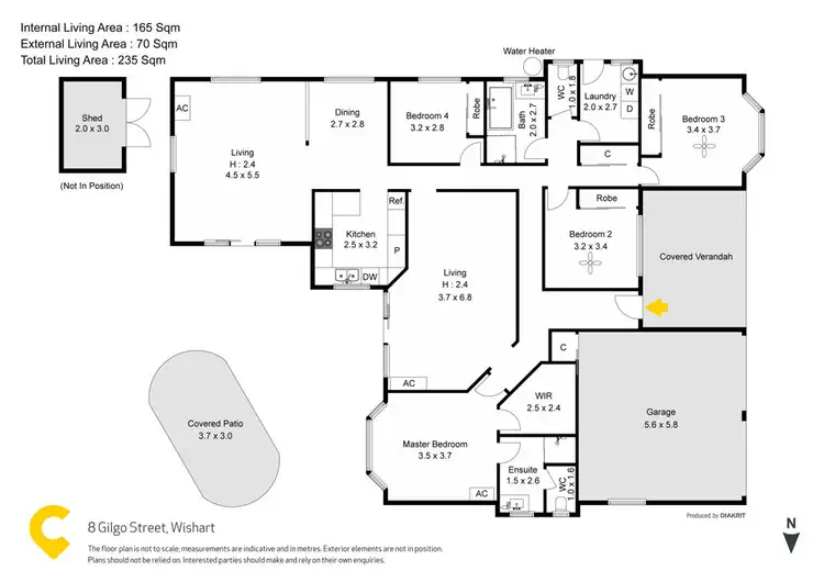 Floorplan of Homely house listing, 8 Gilgo Street, Wishart QLD 4122