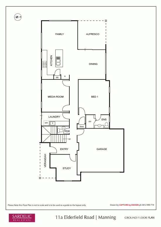 Floorplan of Homely house listing, 11A Elderfield Road, Manning WA 6152