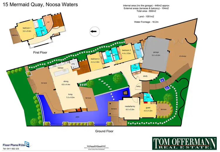 Floorplan of Homely house listing, 15 Mermaid Quay, Noosa Waters QLD 4566