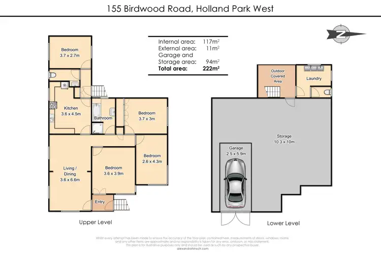 Floorplan of Homely house listing, 155 Birdwood Road, Holland Park West QLD 4121