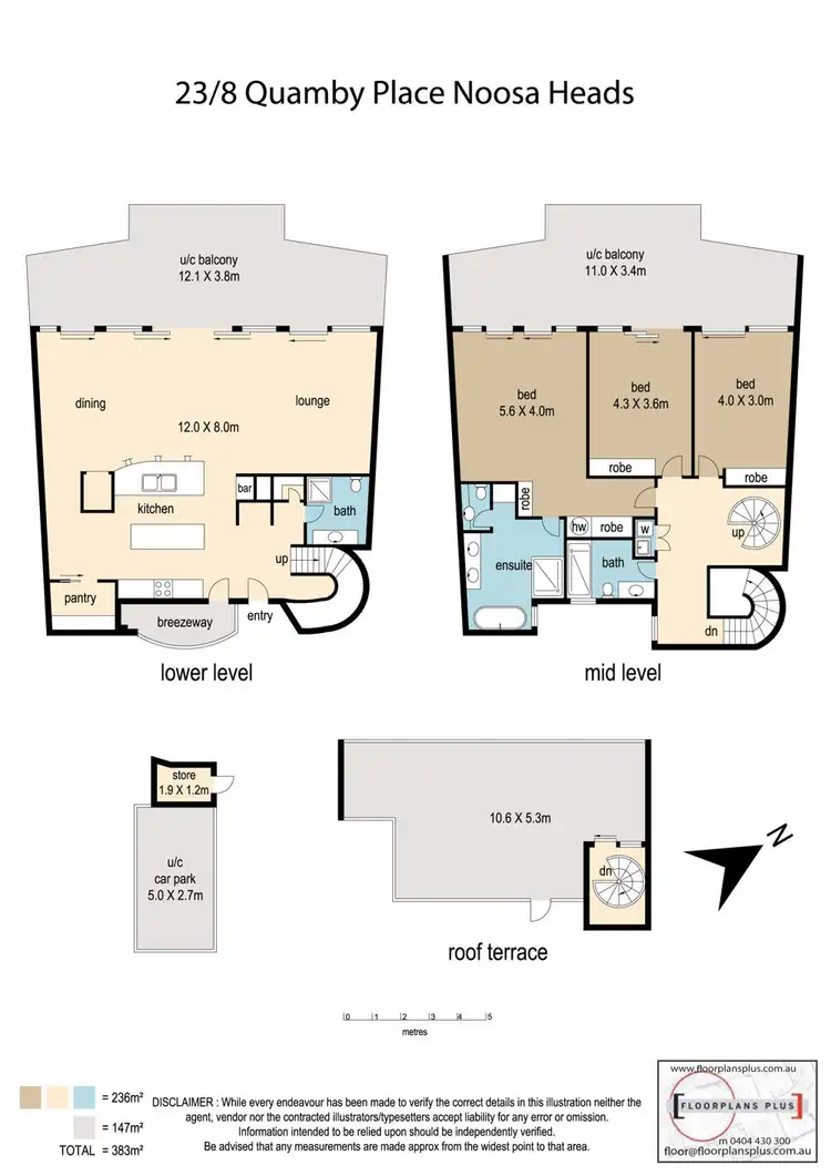 Floorplan of Homely unit listing, 23/8 Quamby Place, Noosa Heads QLD 4567