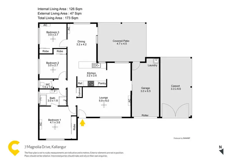 Floorplan of Homely house listing, 7 Magnolia Drive, Kallangur QLD 4503